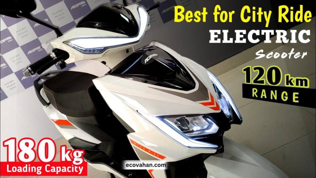 160 km-range Adms Bravo Electric Scooter Adms Bravo Electric Scooter