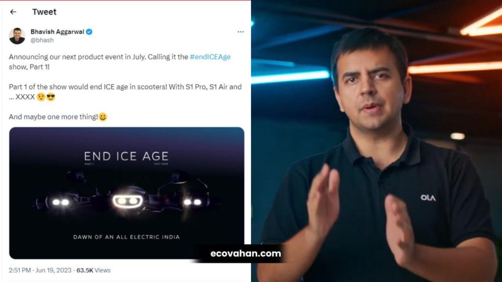 Bhavish Aggarwal teases new Ola electric scooter Bhavish Aggarwal teases new Ola electric scooter