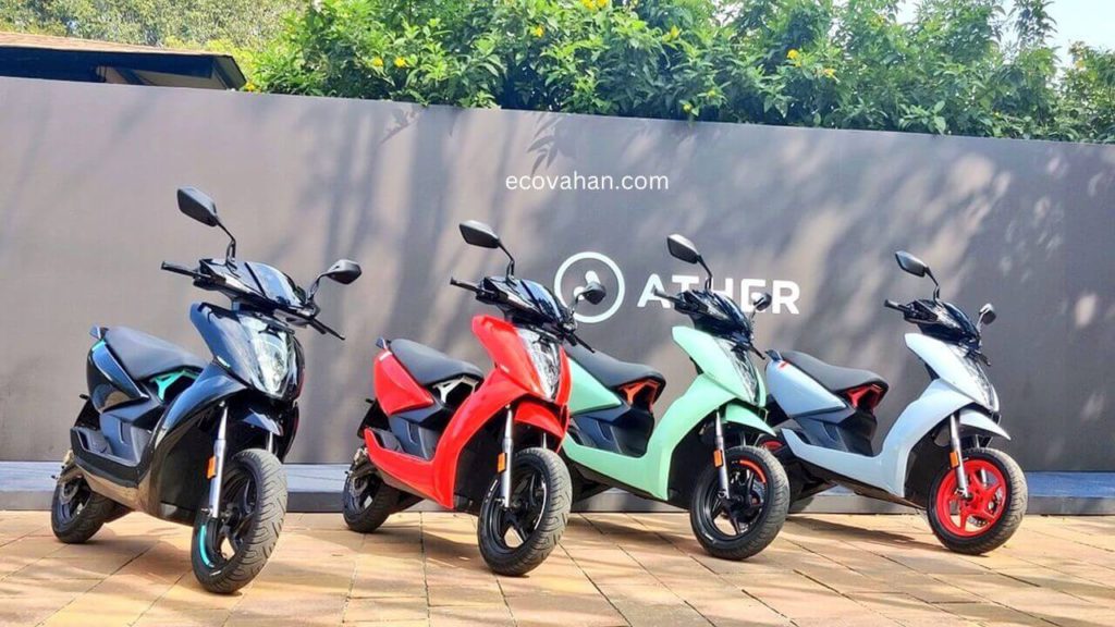 Ather 450S ev scooter Ather 450S ev scooter with 115 km range
