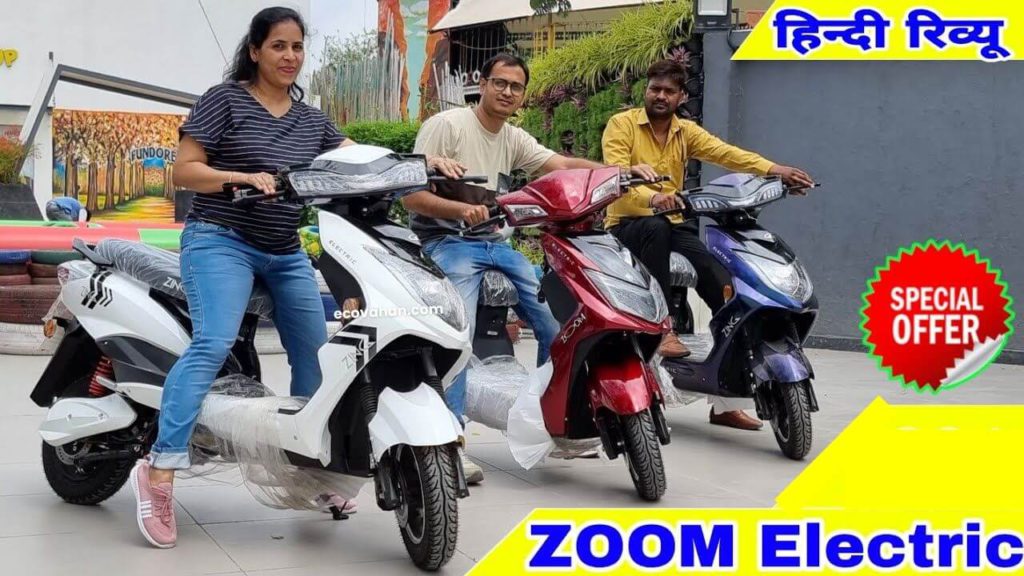 ev news kinetic zoom electric scooter with 100 km range