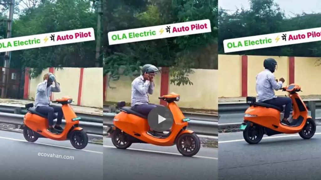 Electric scooter Ola S1 Pro owner seen using cruise control misuse